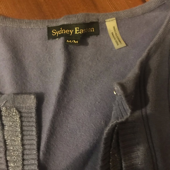 Sydney Easton deep purple sweater - Picture 5 of 6